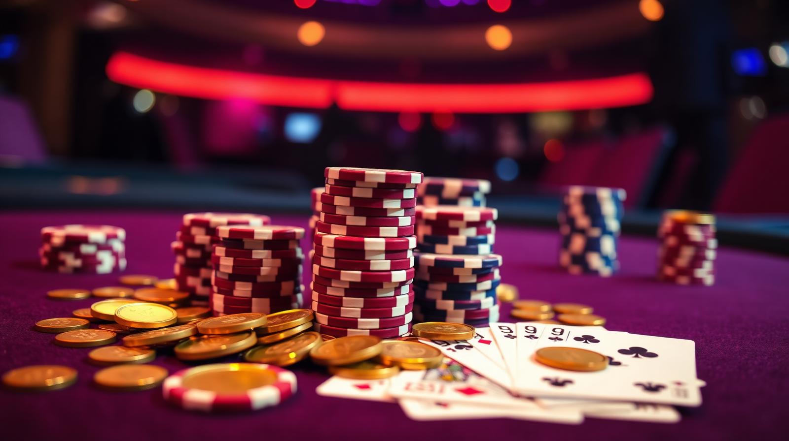 Sfeerbeeld van een modern online casino